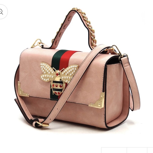 Queen Bee Satchel Crossbody Bag With Matching Wallet. NEW - Picture 5 of 5